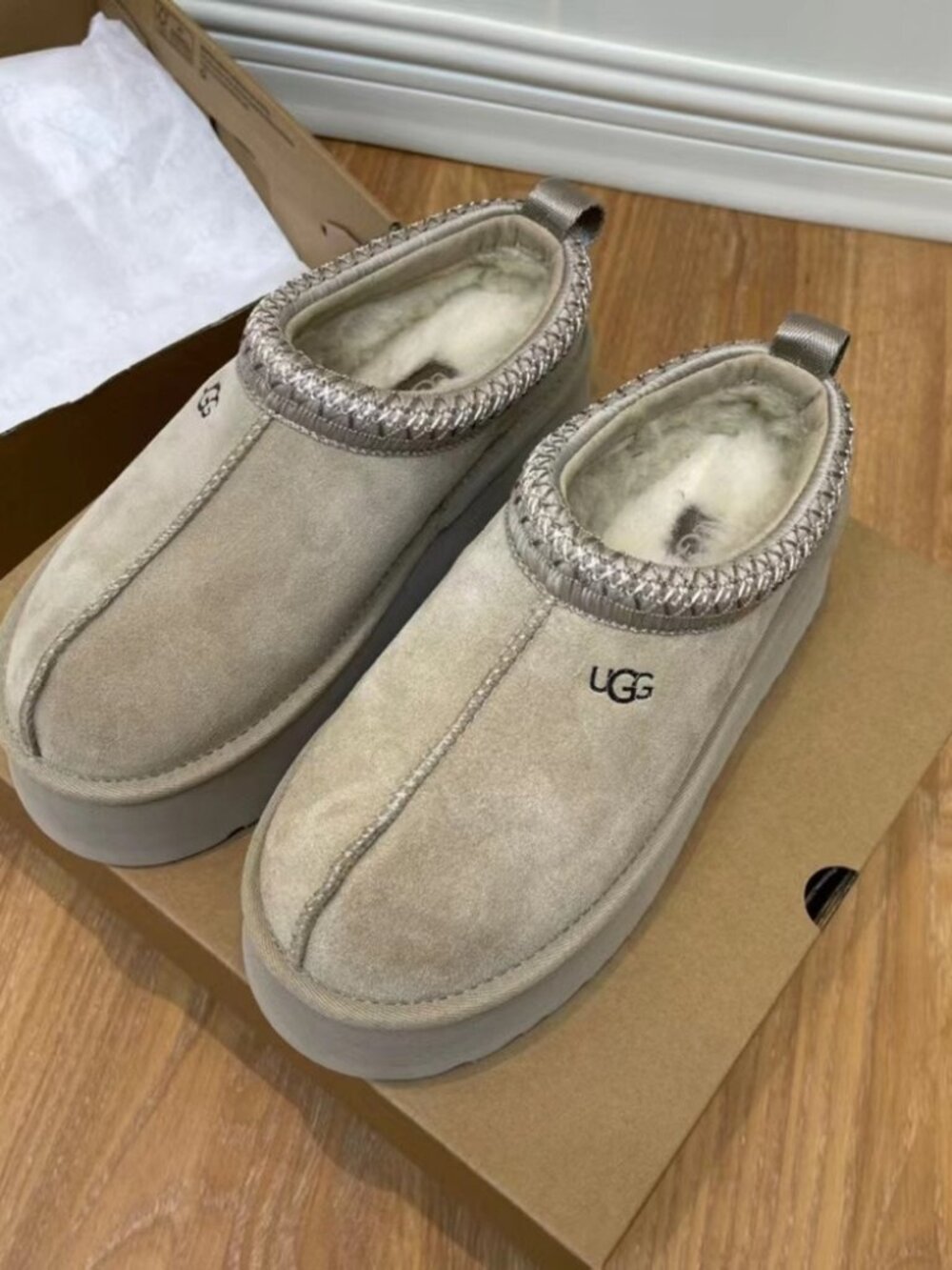UGG Tasman Slippers Mustard Seed Womens